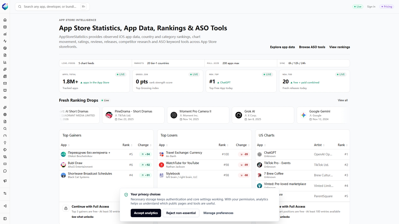 AppStoreStatistics